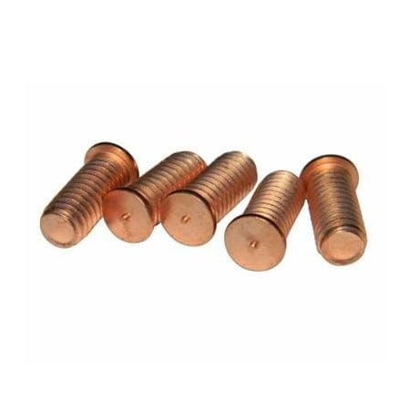 1/4-20 X 3/4 Flanged Capacitor Discharge  Welding Studs , Quantity: 100 Pieces, 100PK